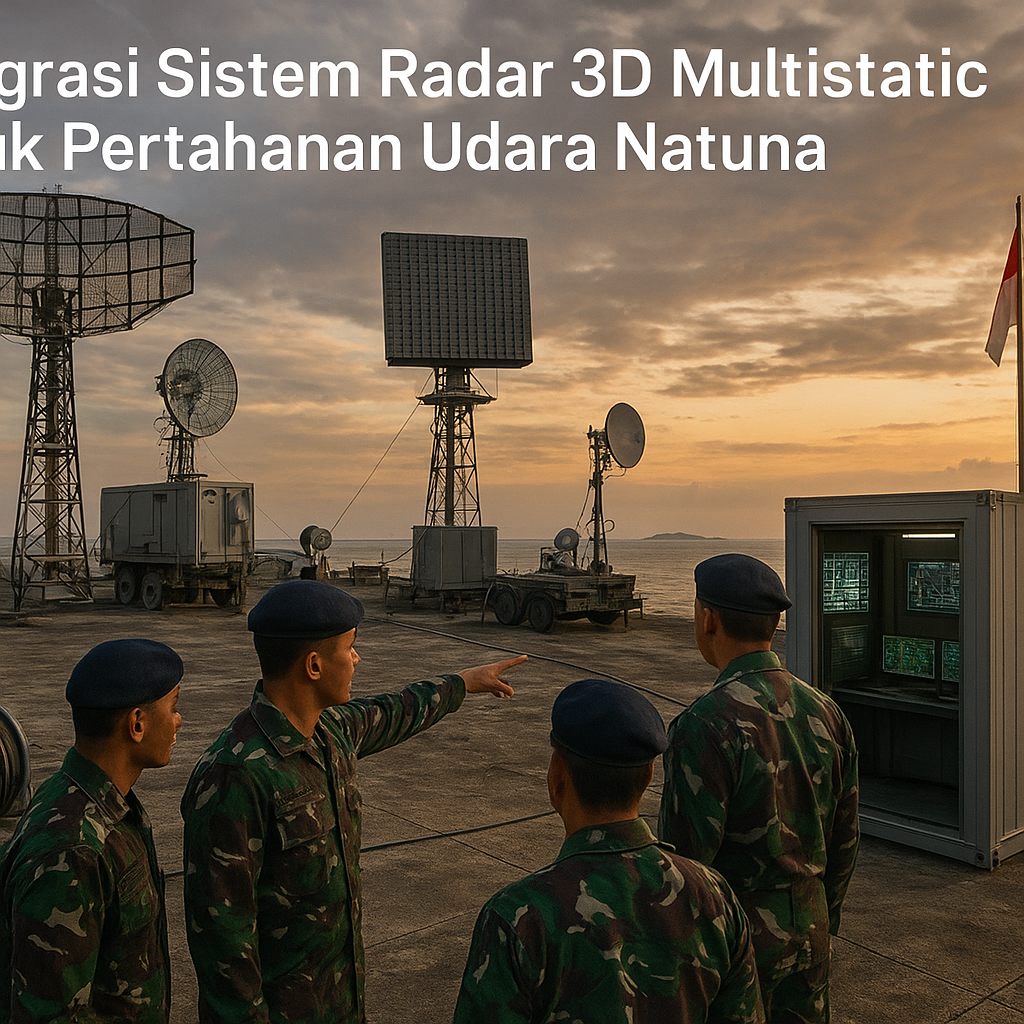 Integrasi Sistem Radar 3D Multistatic untuk Pertahanan Udara Natuna