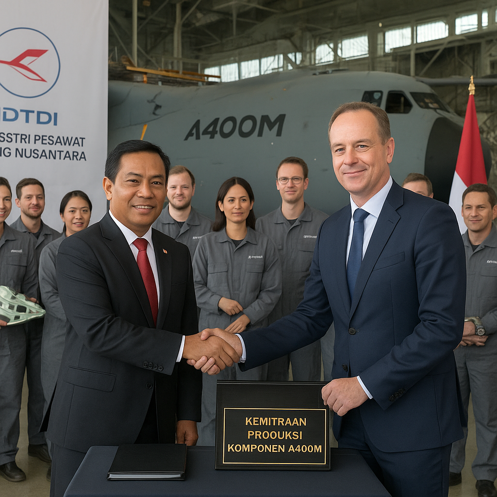 PTDI dan Airbus Membahas Kemitraan untuk Produksi Komponen A400M di Indonesia