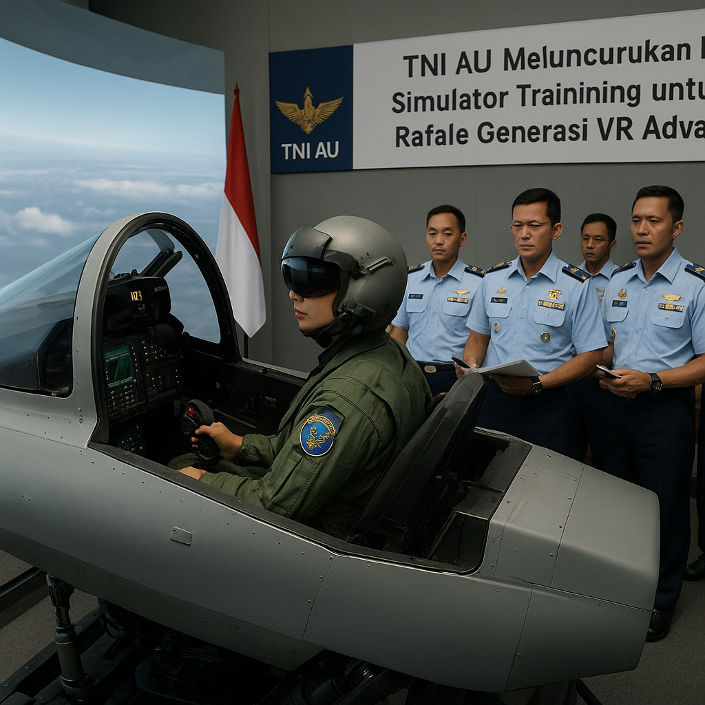 TNI AU Meluncurkan Program Simulator Training untuk Pilot Rafale Generasi VR Advanced