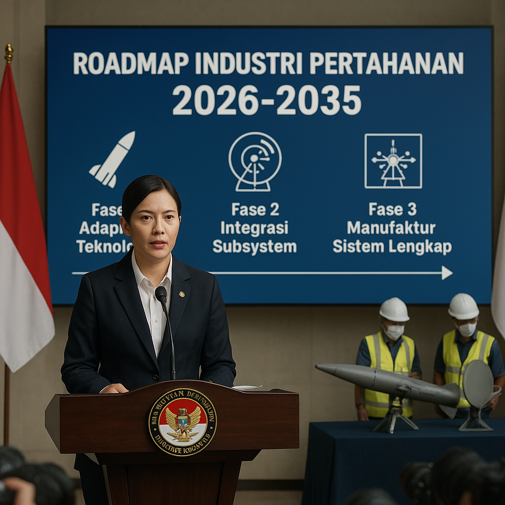 Kementerian Pertahanan Rilis Roadmap Industri Pertahanan 2026-2035: Fokus pada Kemandirian Sistem Rudal dan Radar