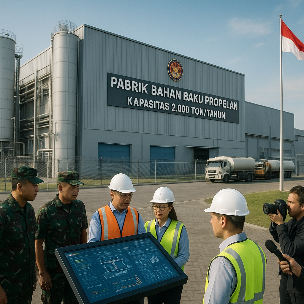Kemenhan Optimalkan Kebutuhan Amunisi Pintar dengan Kembangkan Pabrik Bahan Baku Propelan dalam Negeri