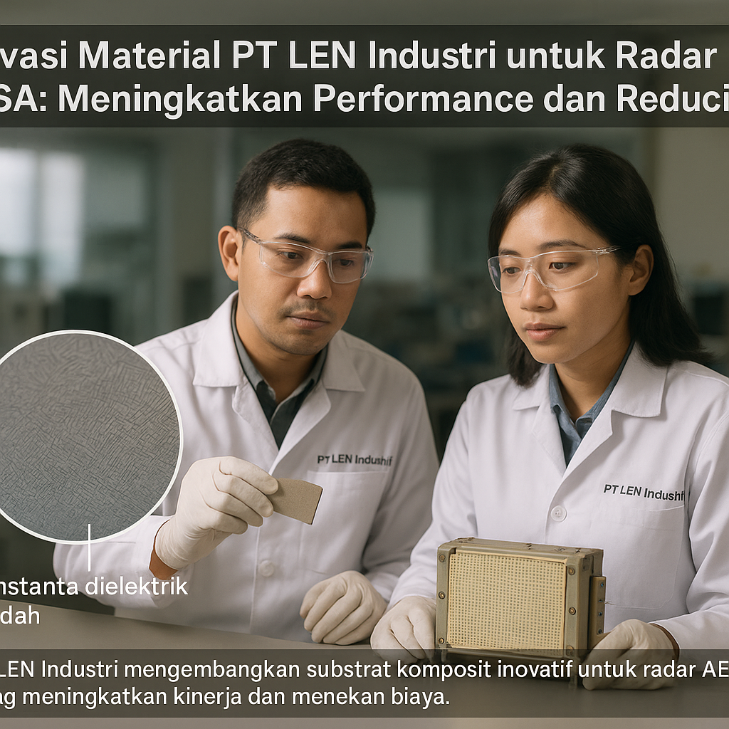 Inovasi Material PT LEN Industri untuk Radar AESA: Meningkatkan Performance dan Reducing Cost