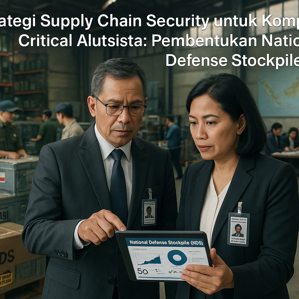Strategi Supply Chain Security untuk Komponen Critical Alutsista: Pembentukan National Defense Stockpile