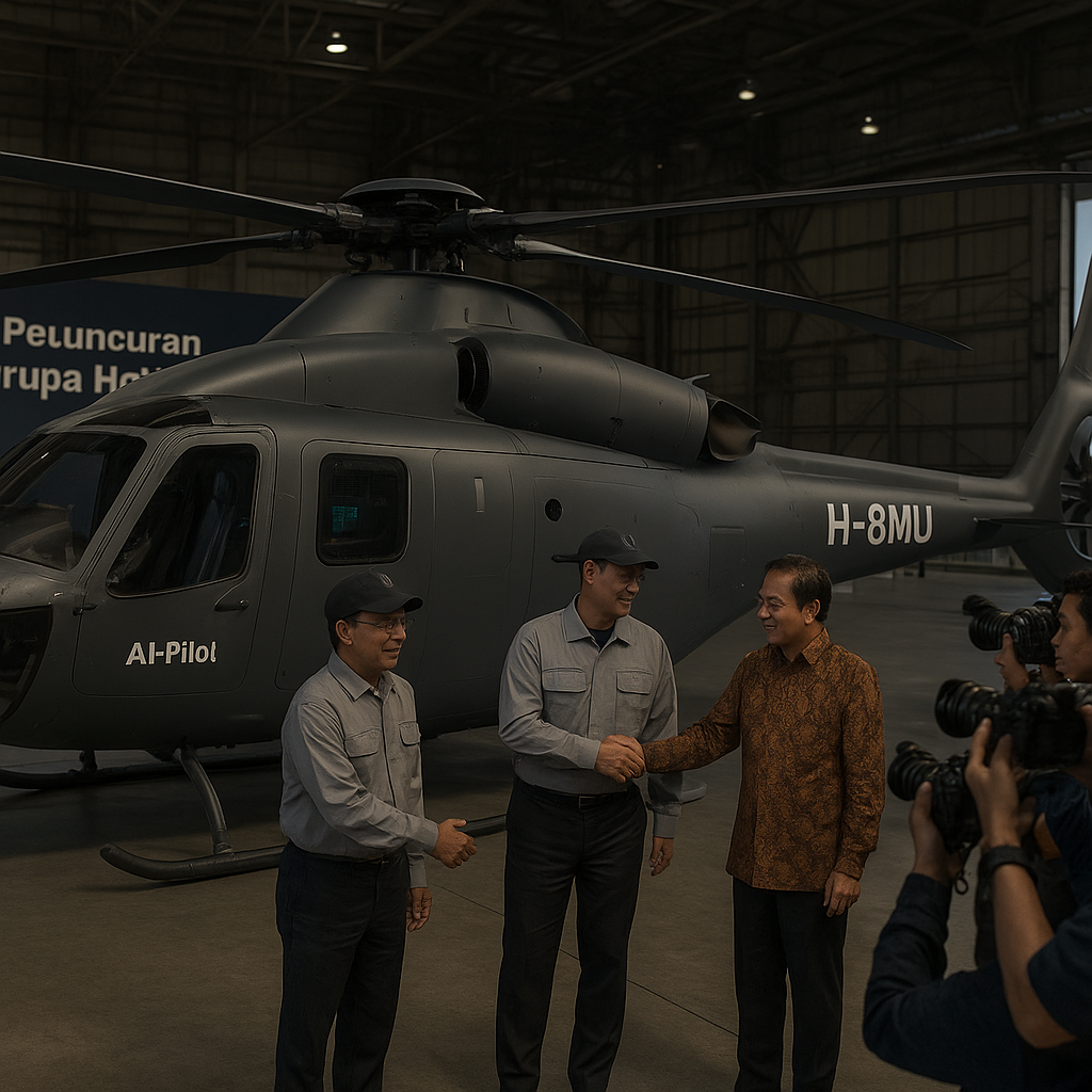 PTDI Luncurkan Purwarupa Helikopter Medium Utility dengan Konfigurasi AI-Pilot