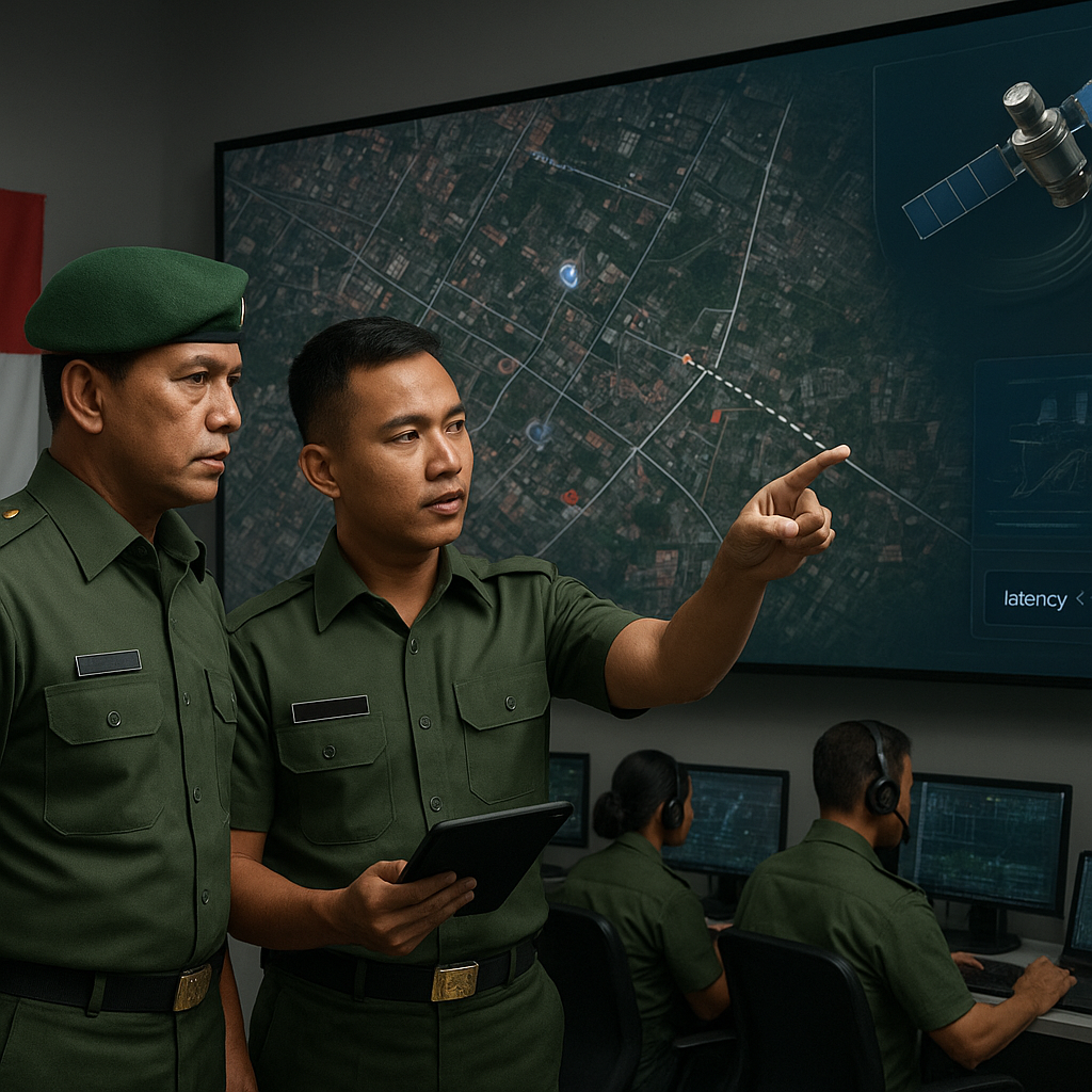 Integrasi Sistem C4ISR TNI AD dengan Platform Satelit LAPAN-A4 Resmi Dioperasikan