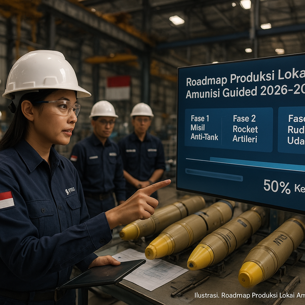 Strategi Kemandirian: Roadmap Produksi Local Amunisi Guided 2026-2030