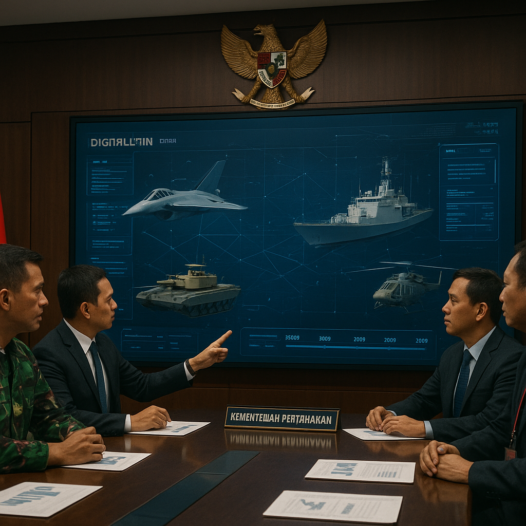 Kementerian Pertahanan Finalisasi Roadmap Digital Twin untuk Alutsista TNI