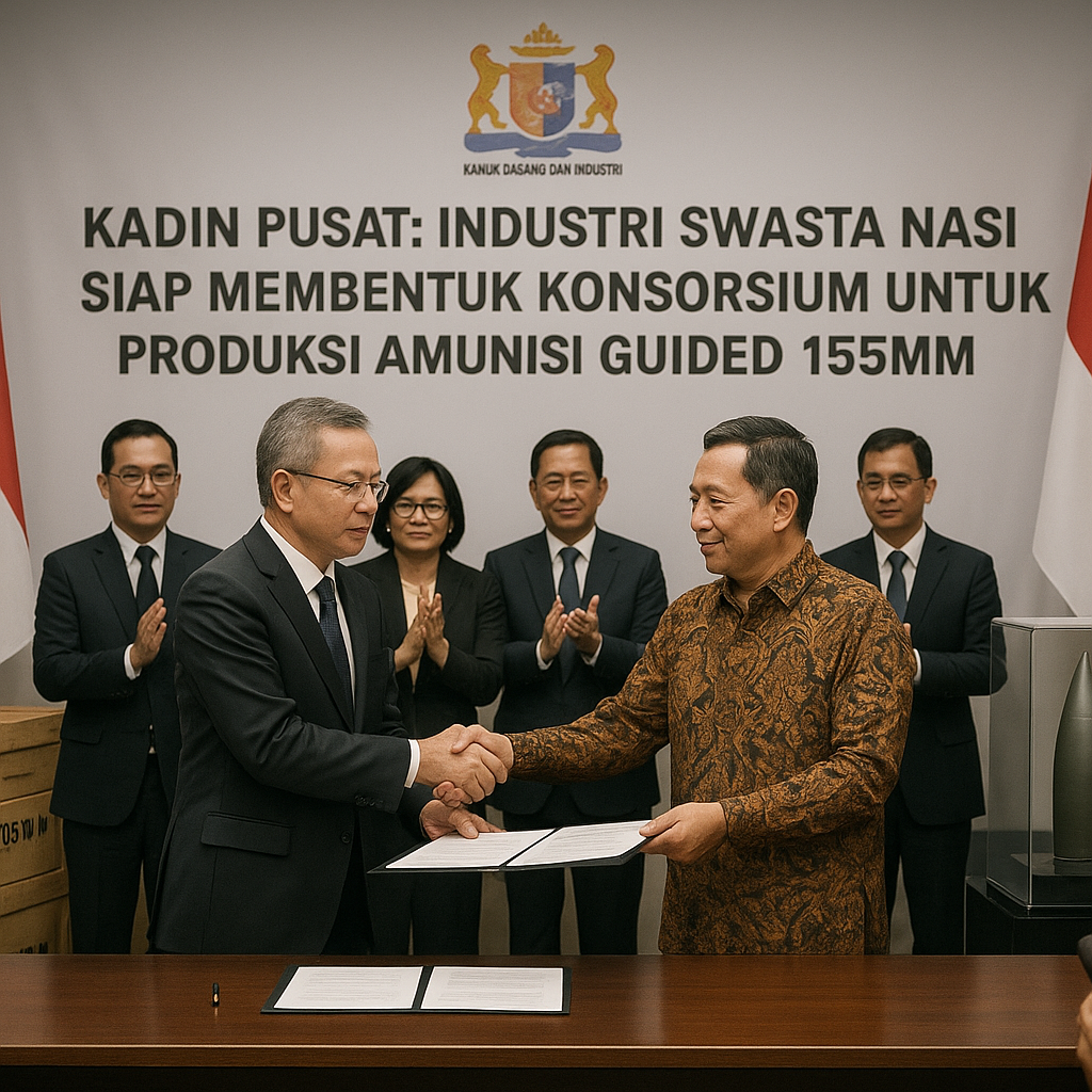 Kadin Pusat: Industri Swasta Nasional Siap Membentuk Consortium untuk Produksi Amunisi Guided 155mm