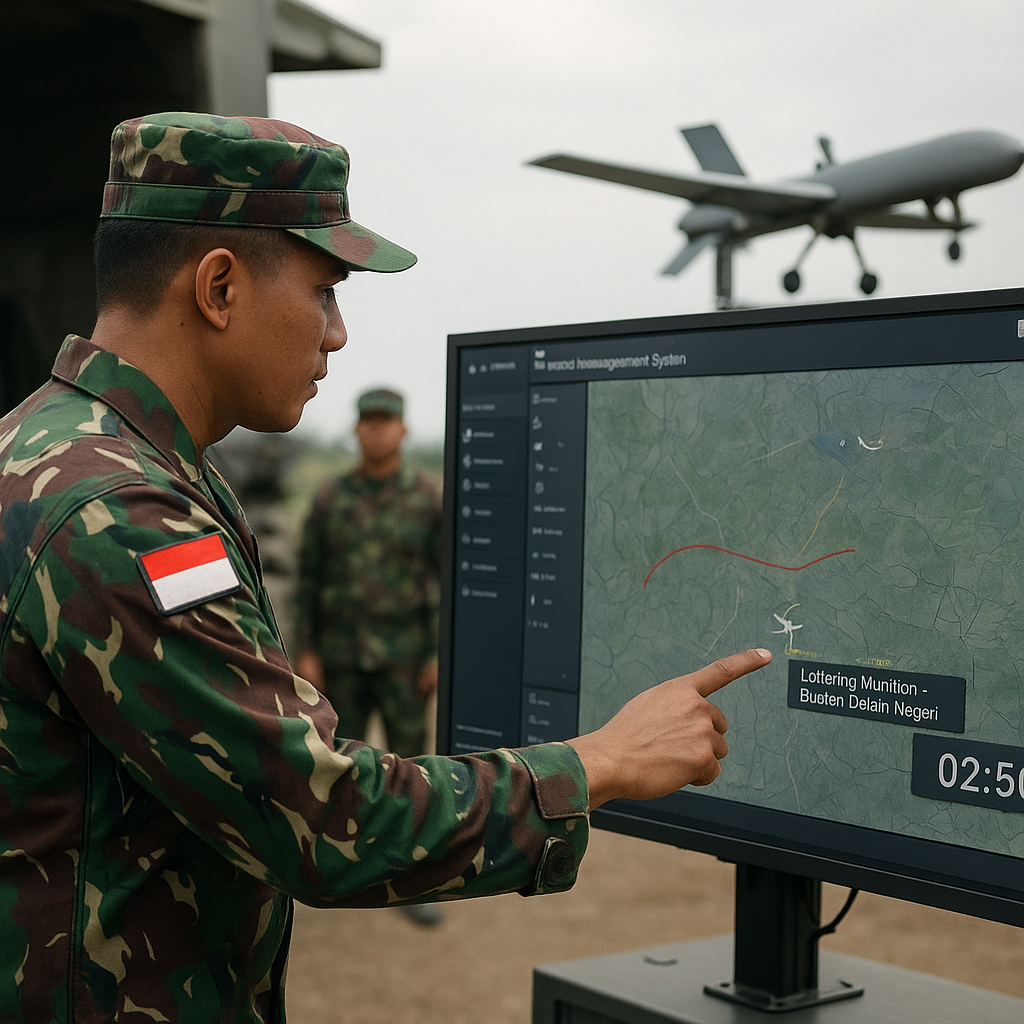 Integrasi Sistem Battle Management System TNI AD dengan Platform Drone Loitering Munition Buatan Dalam Negeri