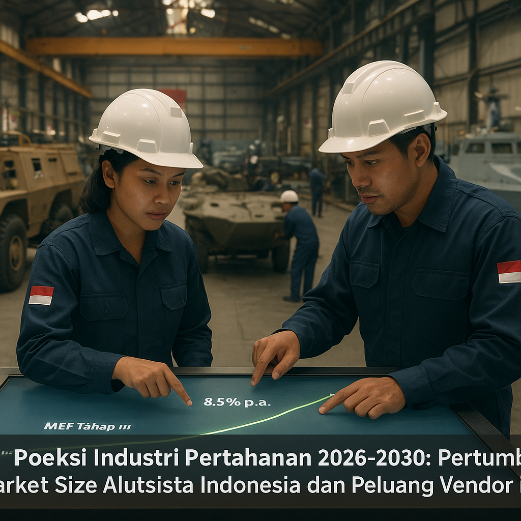 Proyeksi Industri Pertahanan 2026-2030: Pertumbuhan Market Size Alutsista Indonesia dan Peluang Vendor Lokal