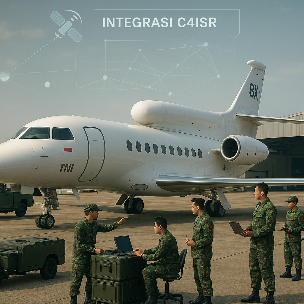 Tantangan Integrasi Falcon 8X sebagai VIP/Command and Control Aircraft dalam Arsitektur C4ISR TNI