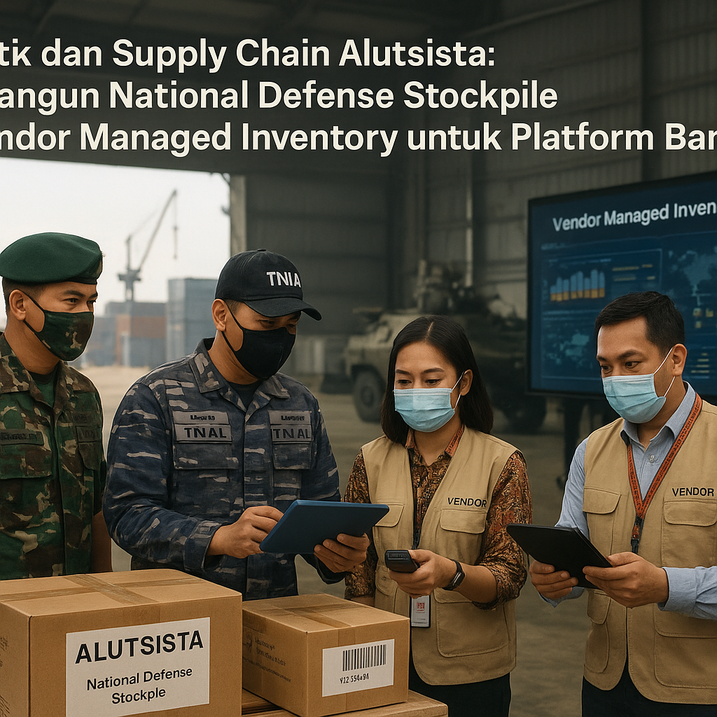Logistik dan Supply Chain Alutsista: Membangun National Defense Stockpile dan Vendor Managed Inventory untuk Platform Baru