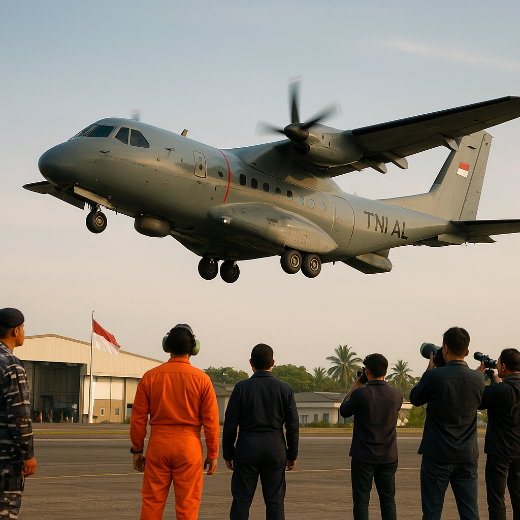 Penerbangan Perdana CN-235-220 MPA Pesanan TNI AL, Tingkatkan Kemampuan Maritime Patrol