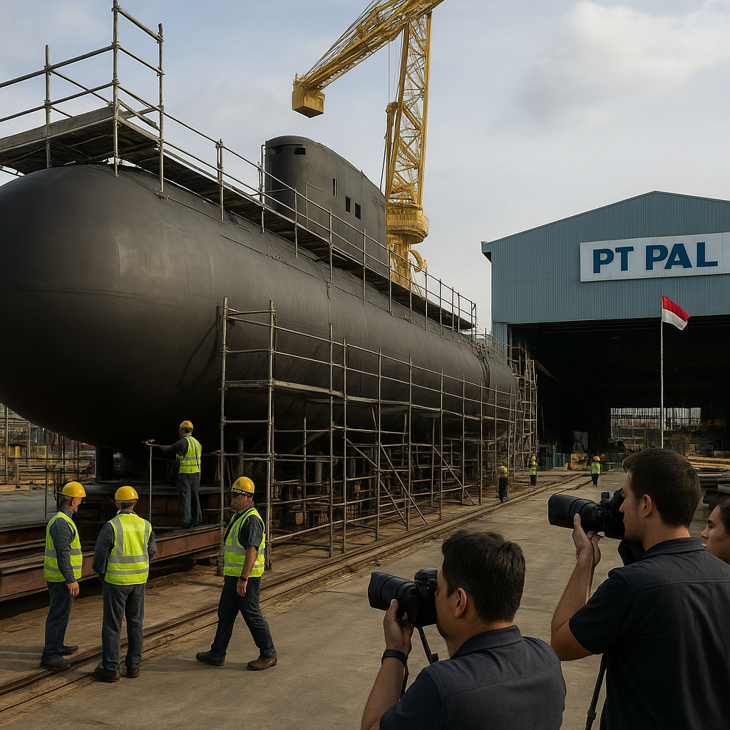Kapal Selam Scorpene Evolved Masuki Tahap Praproduksi di PT PAL