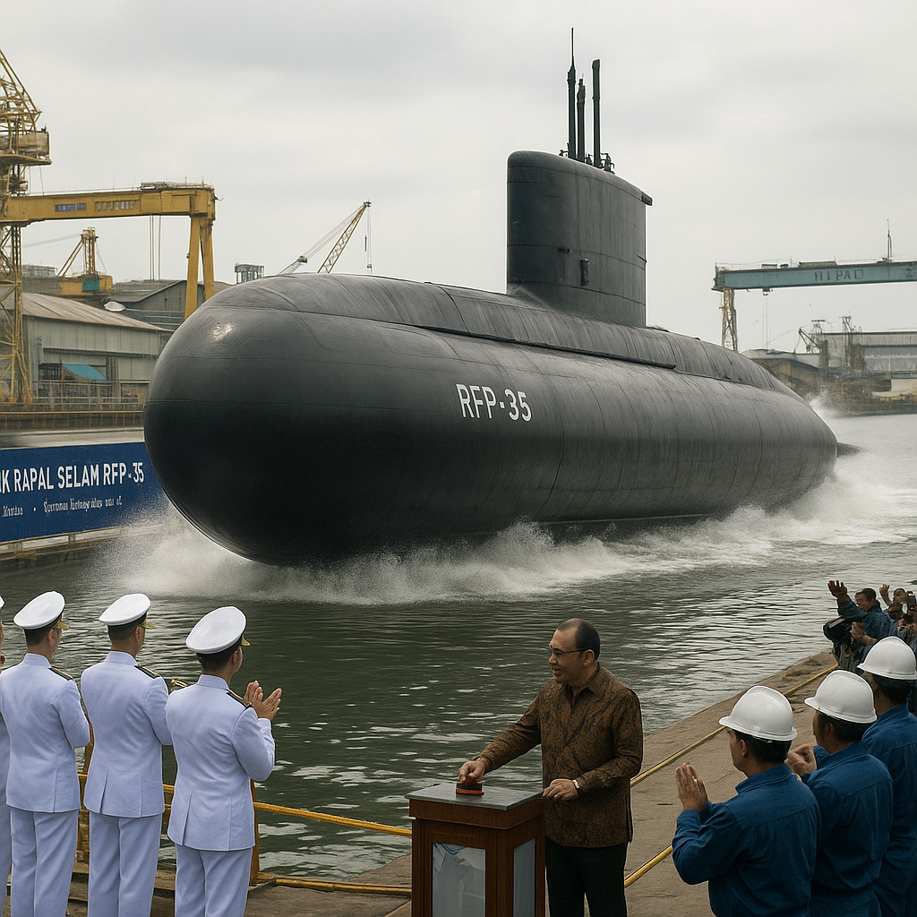 PT PAL Launching Kapal Selam Listrik Generasi Baru, RFP-3S dengan Teknologi AIP