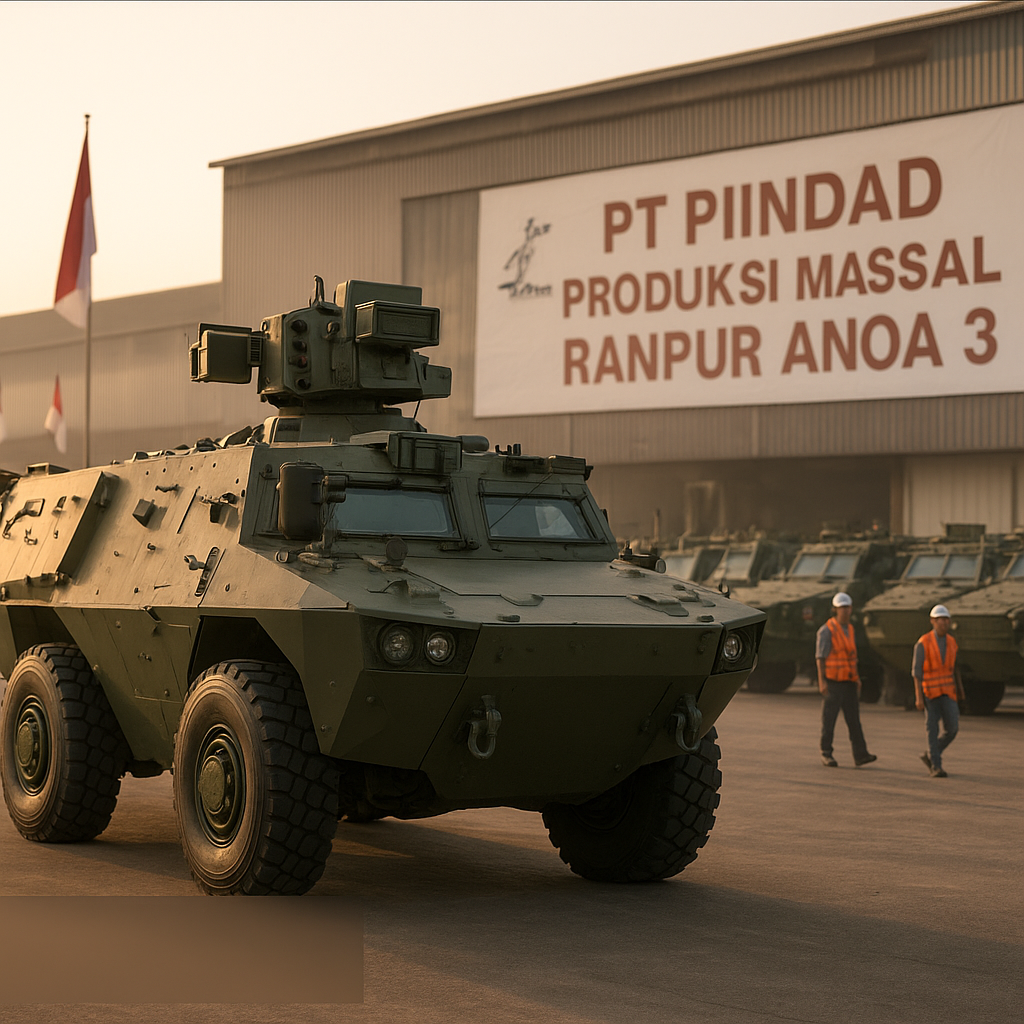 PT PINDAD Rampungkan Produksi Massal Ranpur Anoa 3 dengan Proteksi Anti RPG