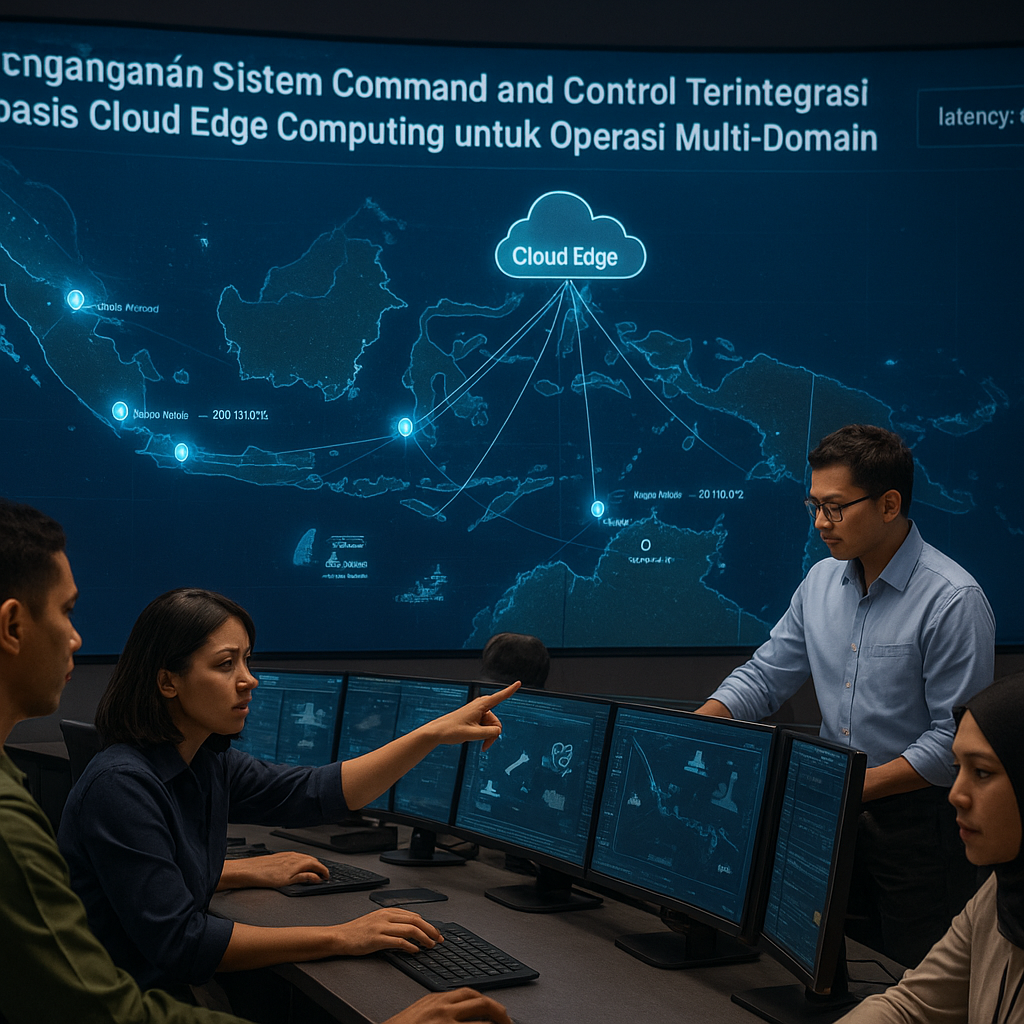 Pengembangan Sistem Command and Control Terintegrasi berbasis Cloud Edge Computing untuk Operasi Multi-Domain
