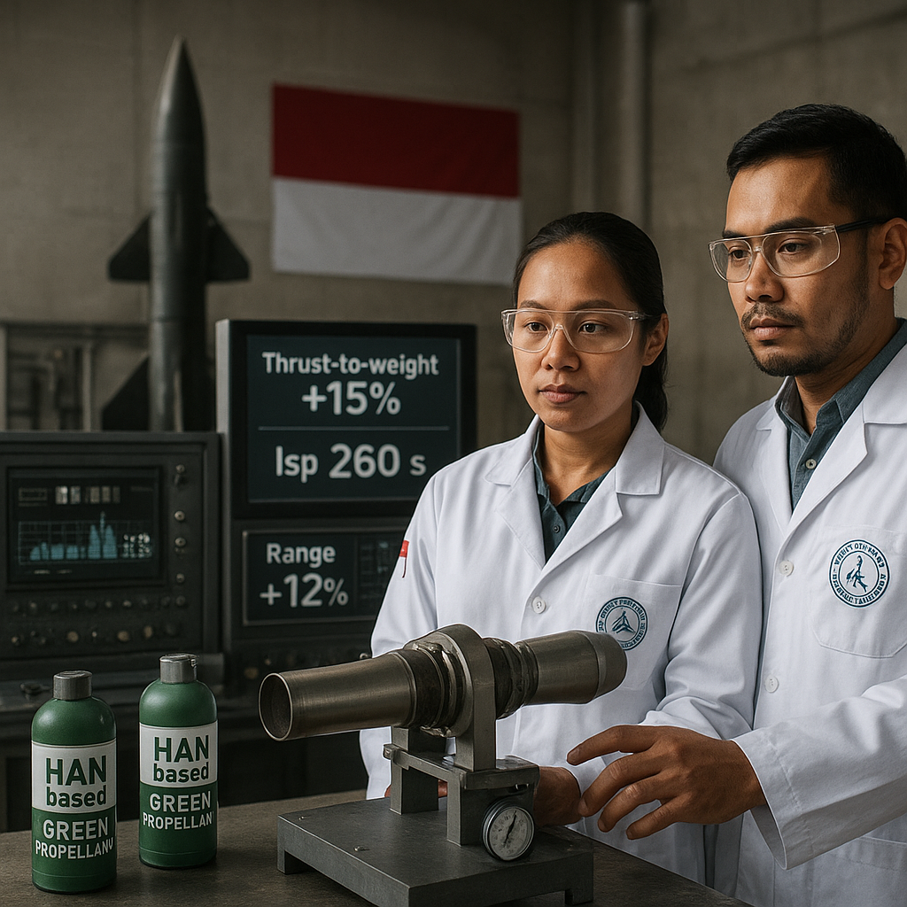 Pengembangan Propelan Ramah Lingkungan untuk Sistem Roket dan Rudal dengan Performa Enhanced