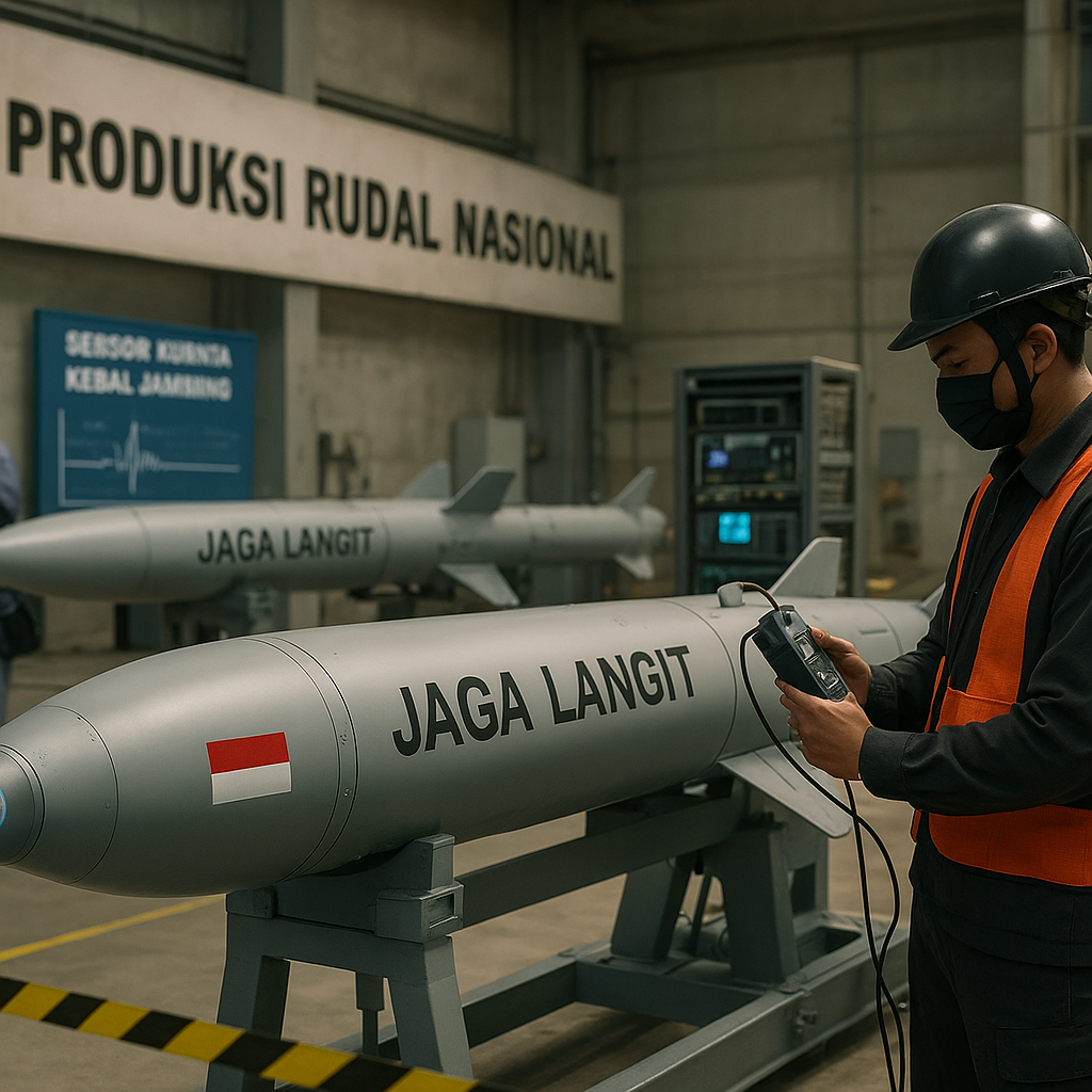 Indonesia Percepat Produksi Rudal Anti-Pesawat Nasional dengan Sensor Kuanta