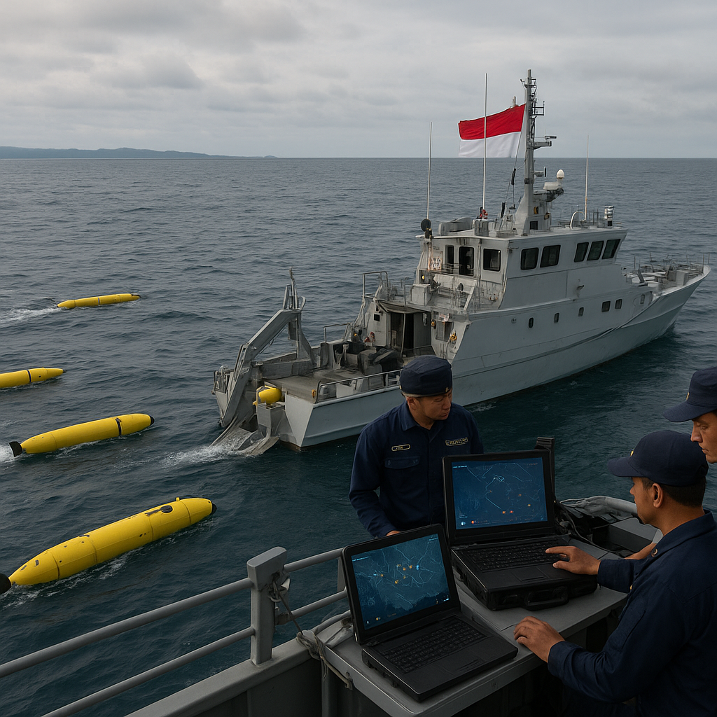 Pengembangan Autonomous Underwater Vehicle (AUV) untuk Patroli Laut Natuna Berbasis AI Swarm