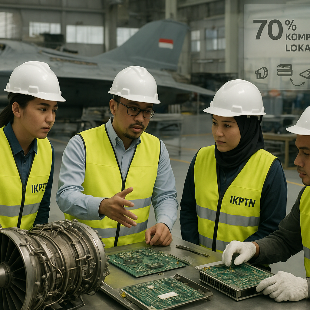 Industri Pertahanan Nasional Targetkan 70% Komponen Pesawat Tempur Buatan Lokal pada 2030