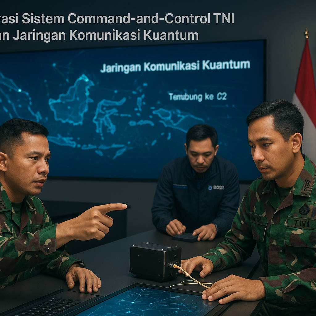 Integrasi Sistem Command-and-Control TNI dengan Quantum Communication Network