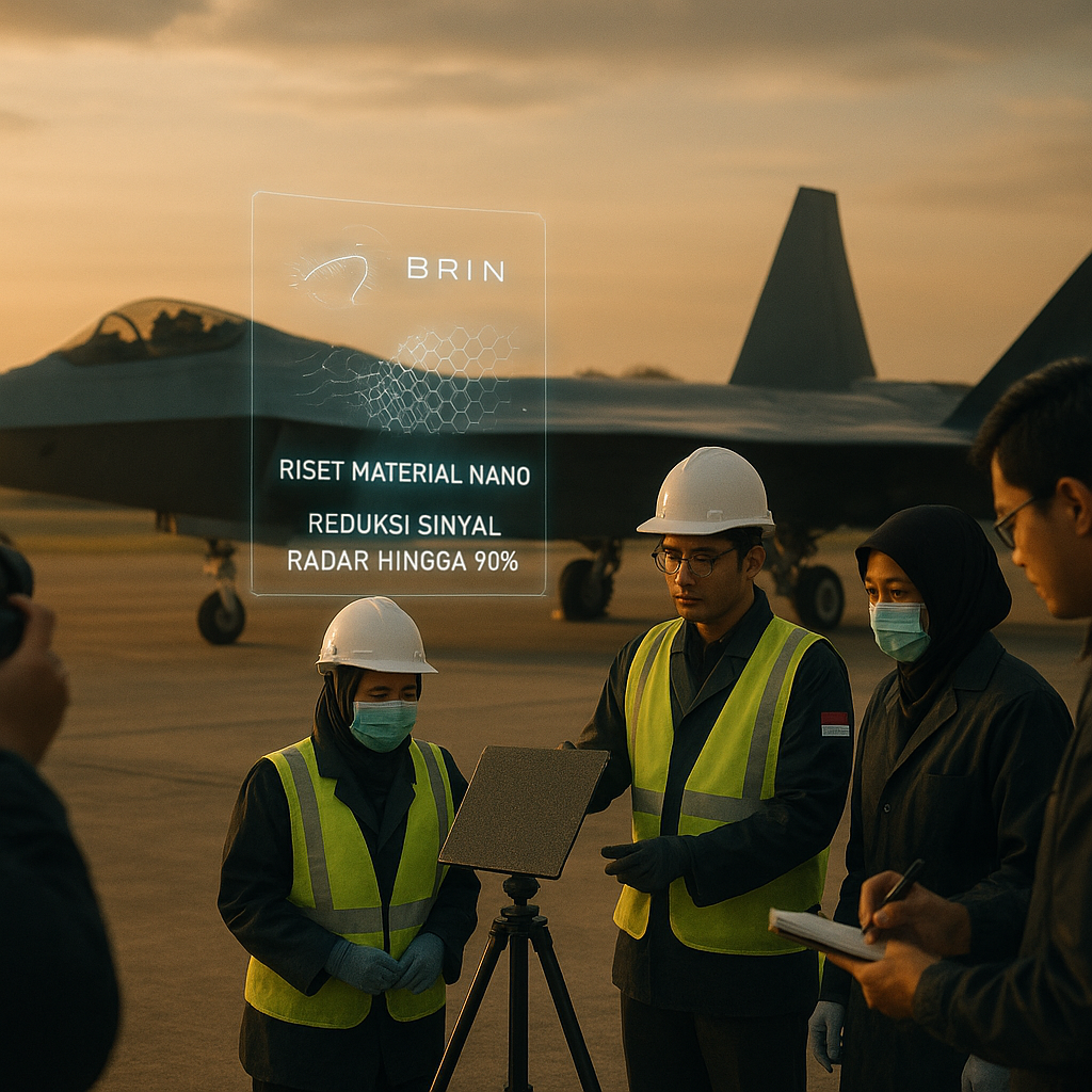 Riset Material Nano untuk Pelapis Anti-Radar Pesawat Tempur Generasi Next