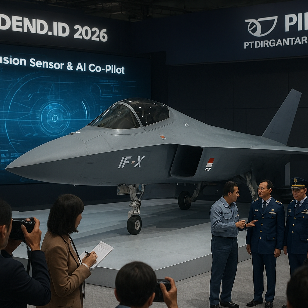 Defend.ID 2026: PTDI Pamerkan Konsep IF-X Canggih Generasi 4.5 dengan Sensor Fusion & AI Co-Pilot
