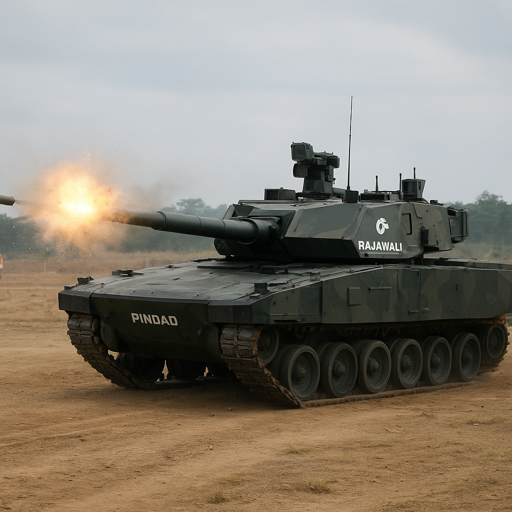 PT Pindad Uji Coba Tank Harimau Medium dengan APS Hard-Kill Lokal