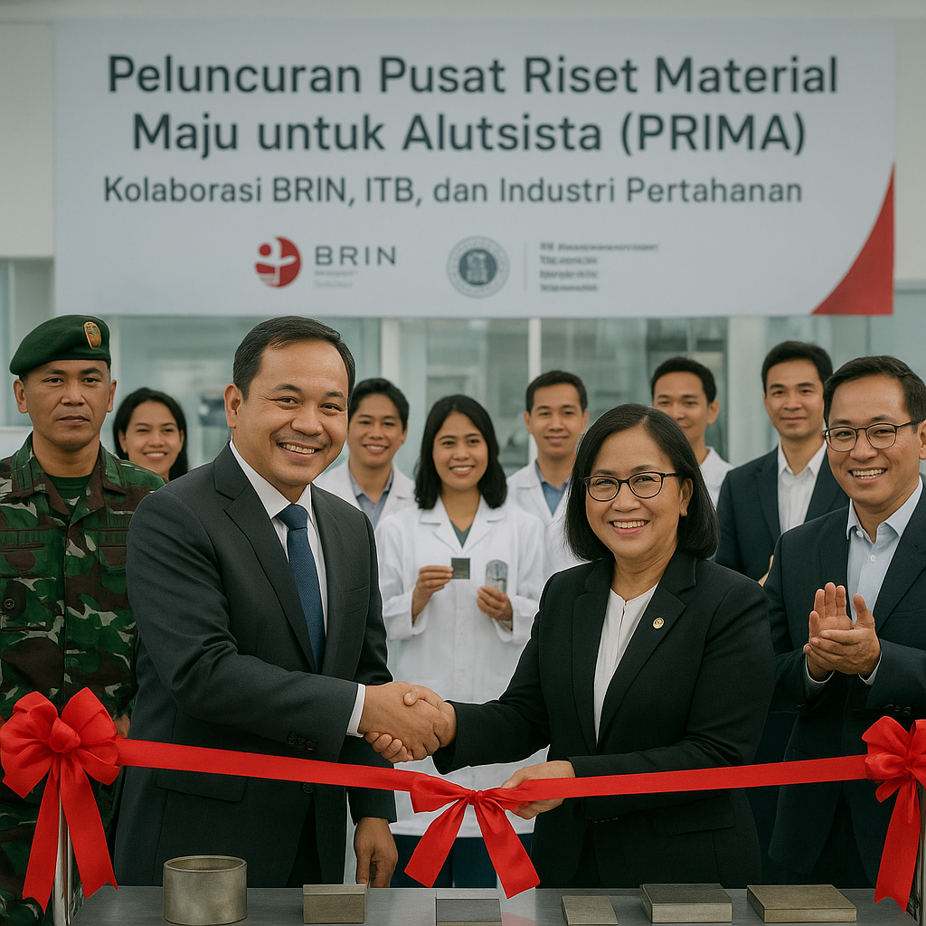 Pembentukan Pusat Riset Material Maju untuk Alutsista: Kolaborasi BRIN, ITB, dan Industri