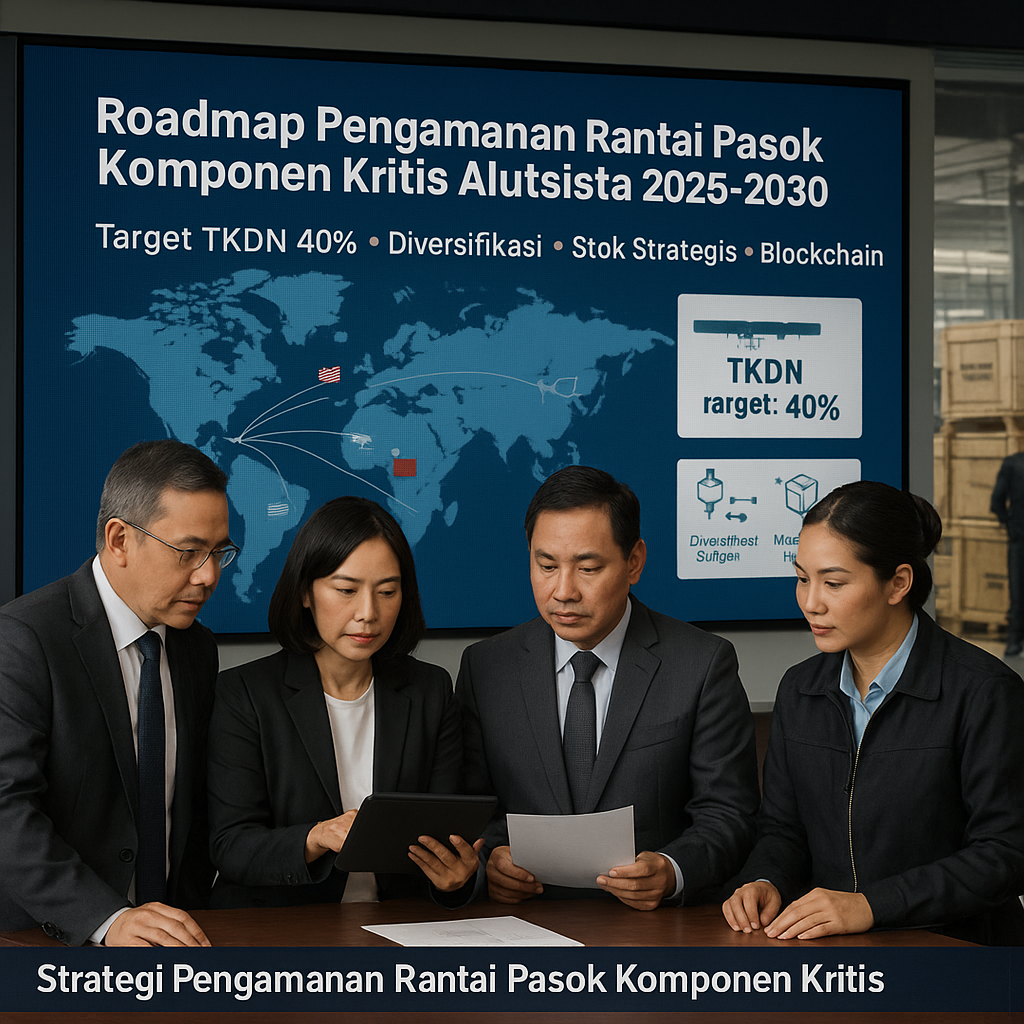Strategi Pengamanan Rantai Pasok Komponen Kritis Alutsista dari Ancaman Disrupsi Global