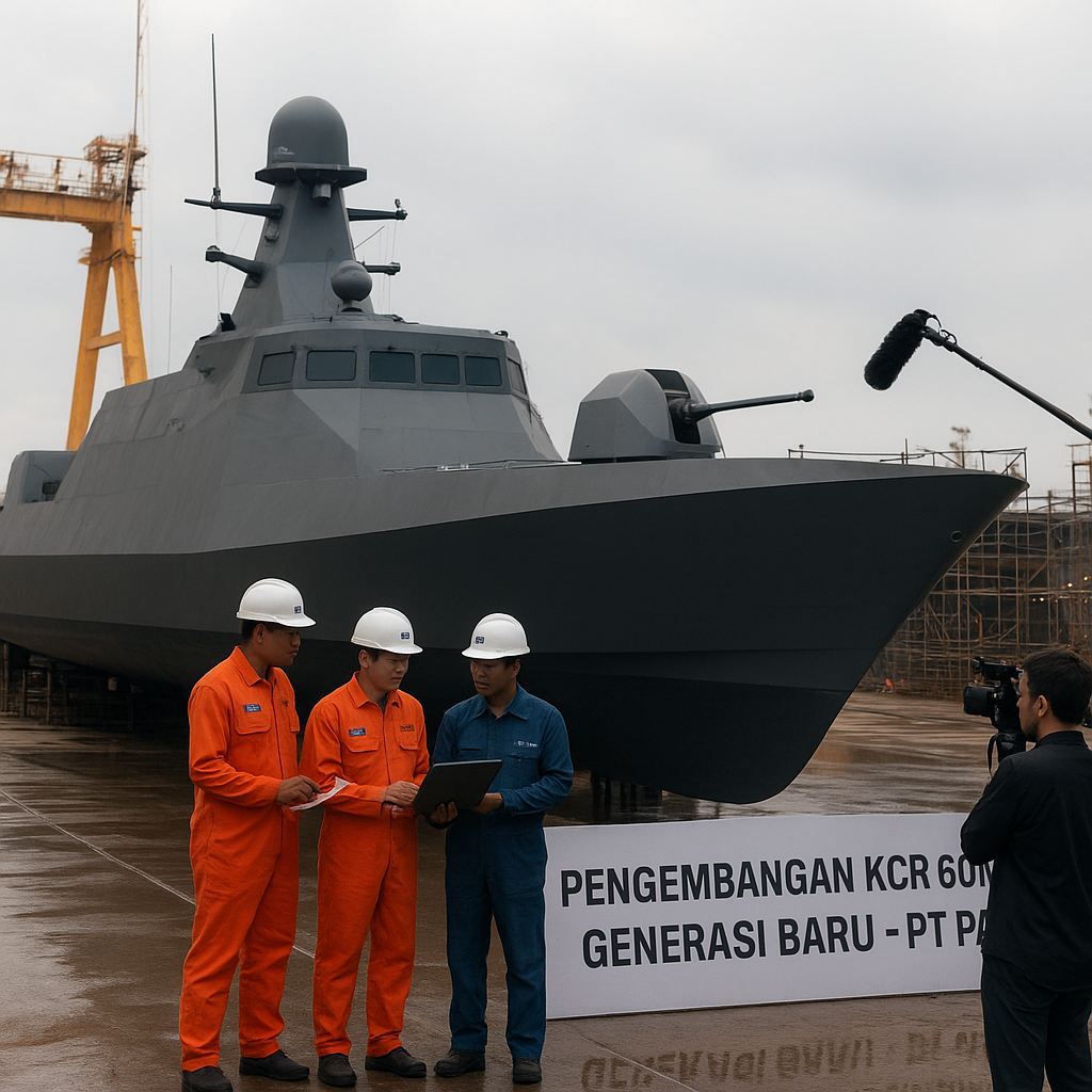 Pengembangan Kapal Cepat Rudal (KCR) 60M Generasi Baru oleh PT PAL: Fokus pada Stealth dan Lethality