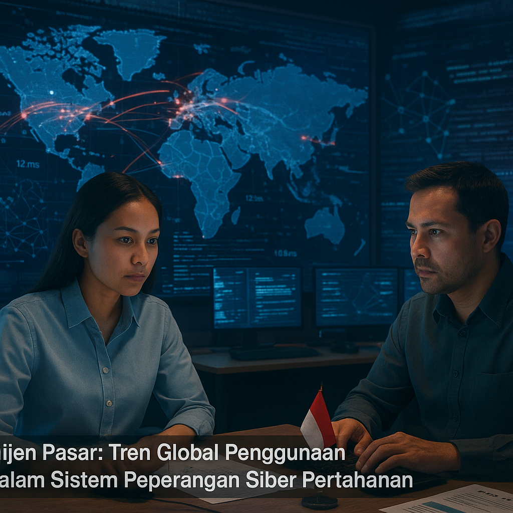 Intelijen Pasar: Tren Global Penggunaan AI dalam Sistem Peperangan Siber Pertahanan