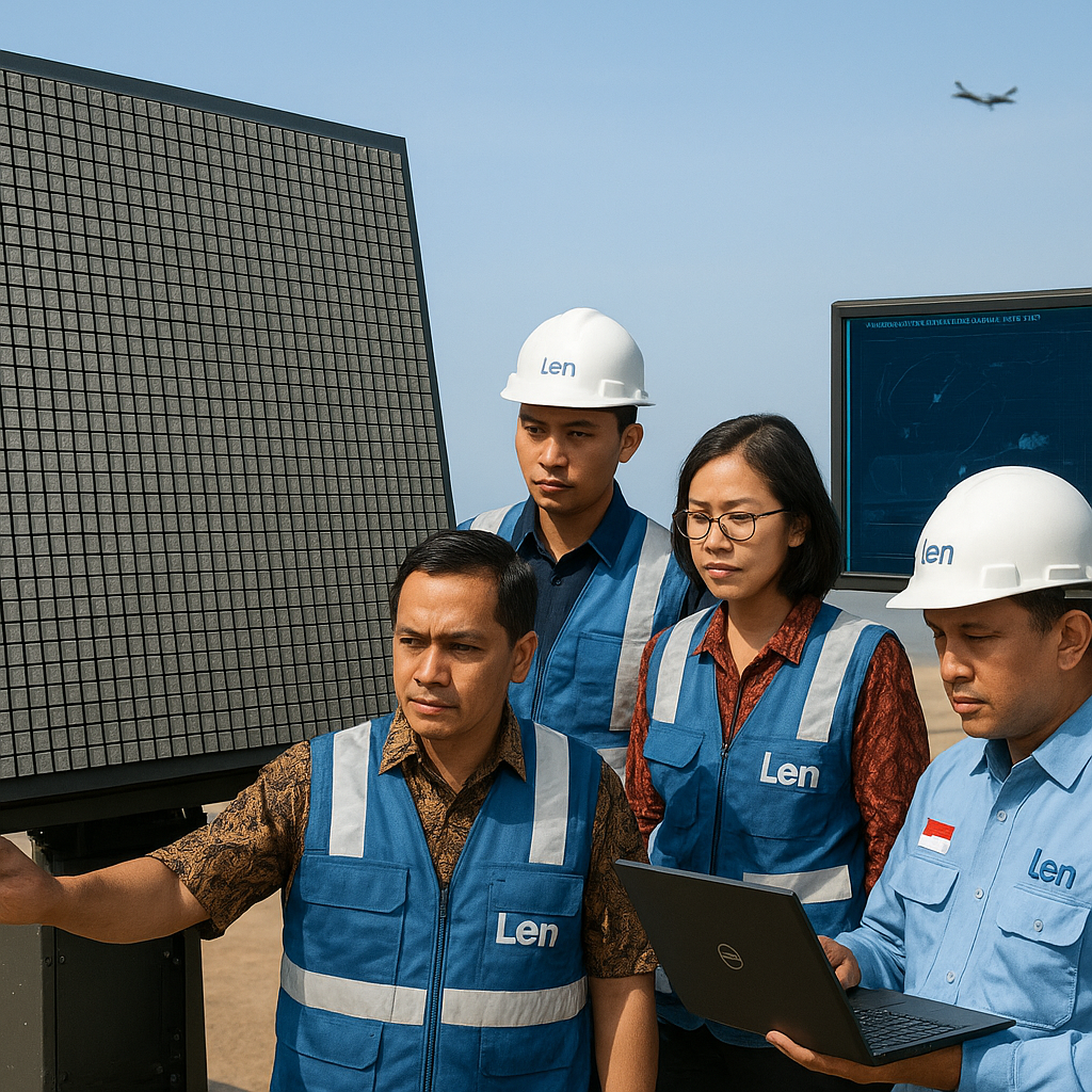 Pengembangan Radar AESA 3D Generasi Baru oleh PT Len untuk Multi-Domain Surveillance