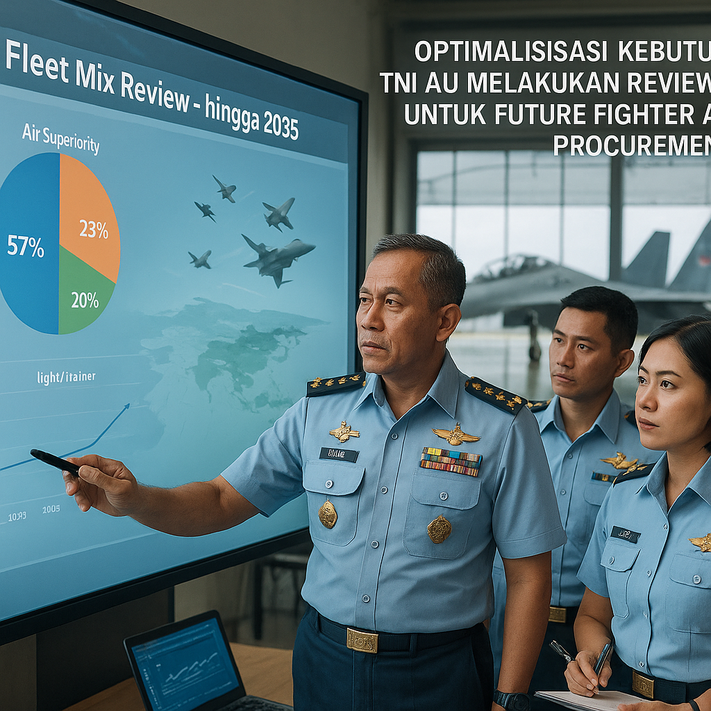 Optimalisasi Kebutuhan: TNI AU Melakukan Review Fleet Mix untuk Future Fighter Aircraft Procurement