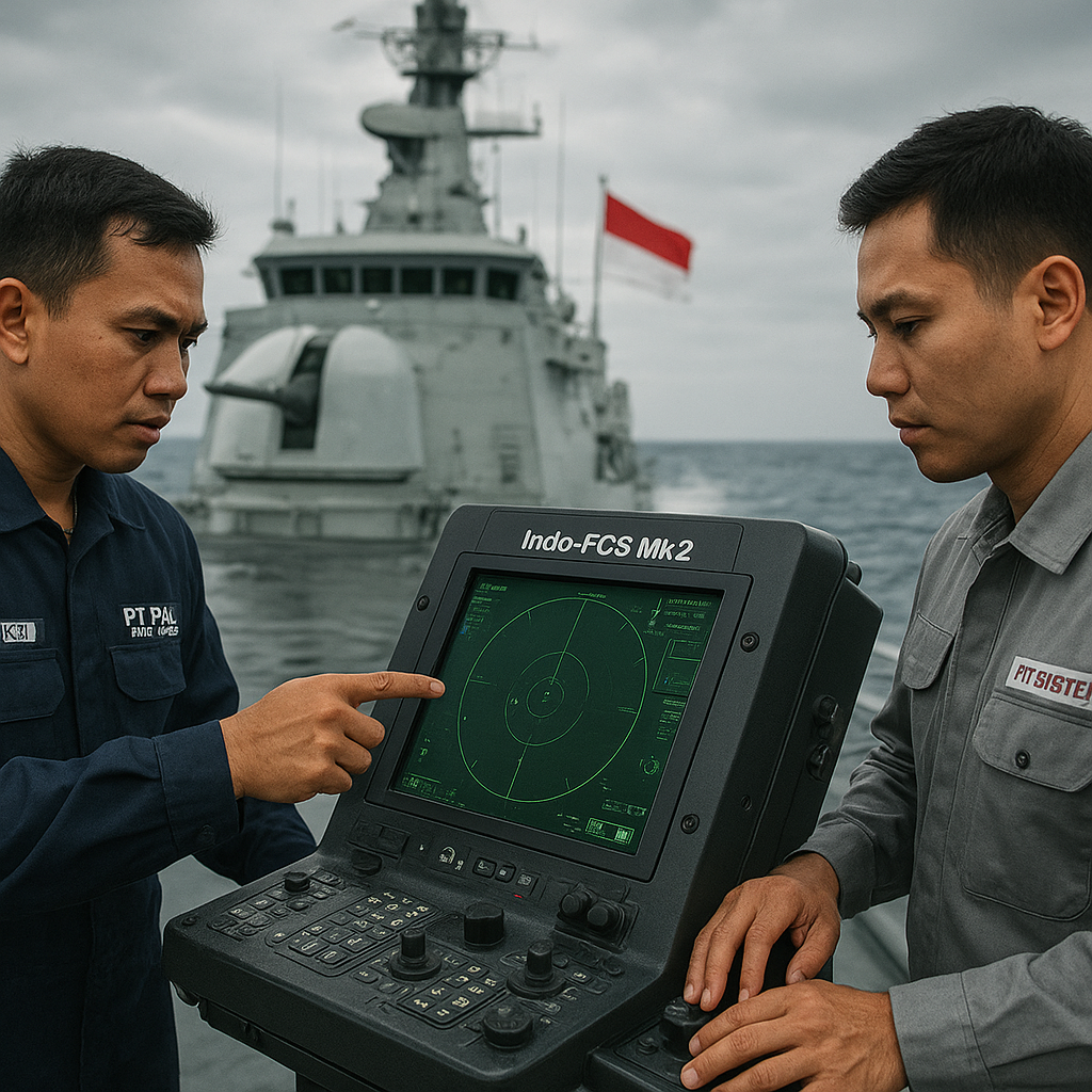 Integrasi Sistem Fire Control pada Kapal Perusak Kawal Radar (KCR) 60 Meter Generasi Baru