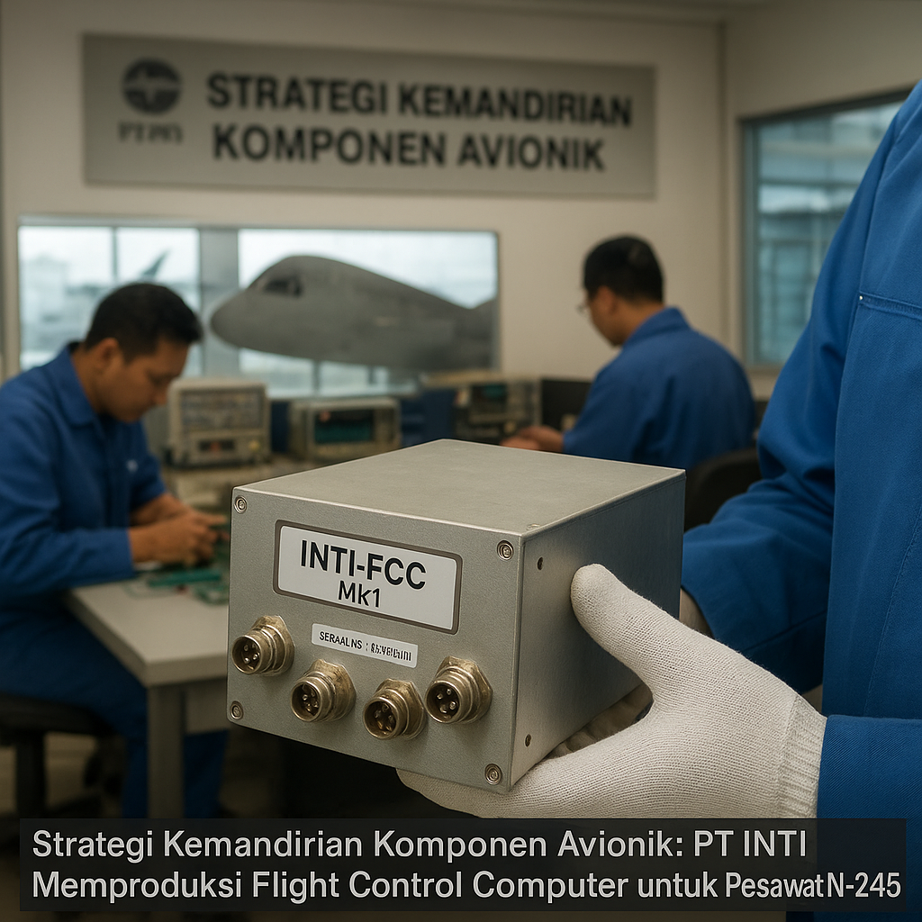 Strategi Kemandirian Komponen Avionik: PT INTI Memproduksi Flight Control Computer untuk Pesawat N-245