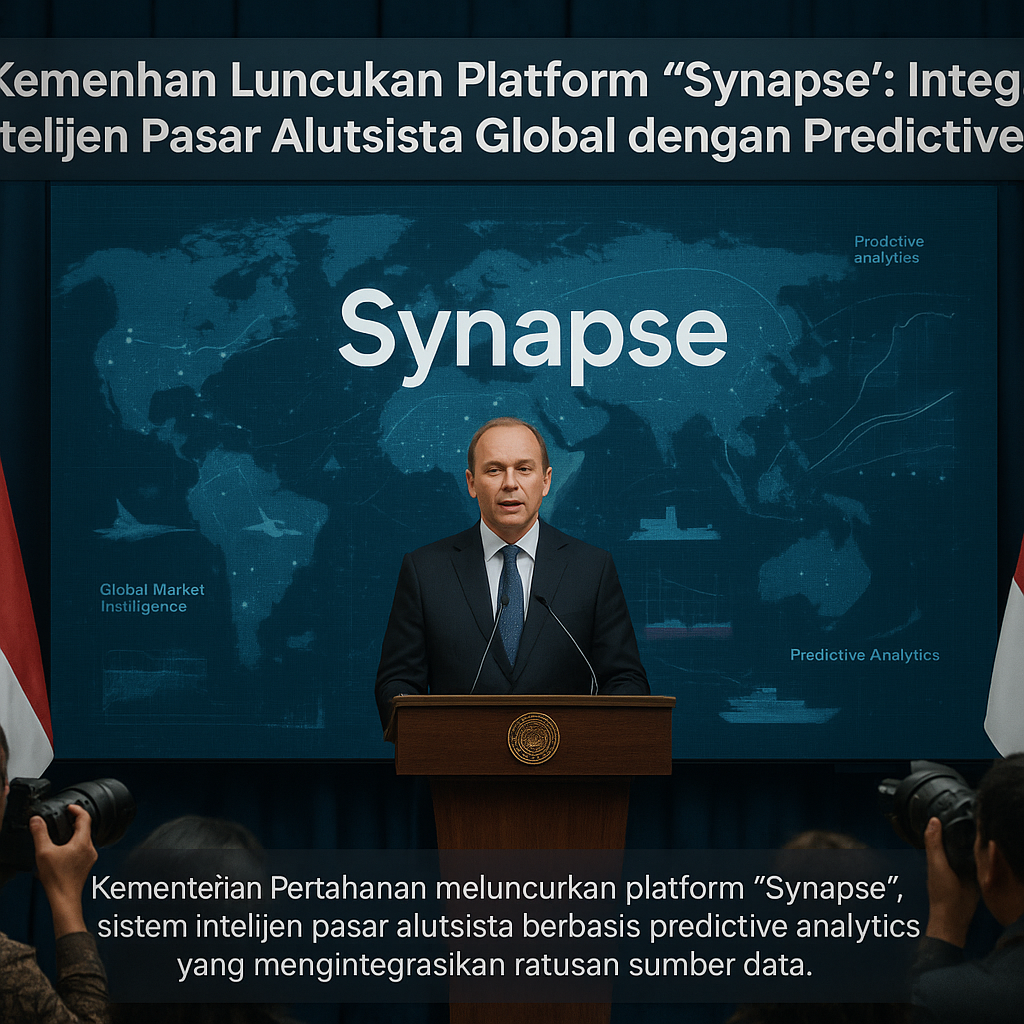 Kemenhan Luncurkan Platform 'Synapse': Integrasi Data Intelijen Pasar Alutsista Global dengan Predictive Analytics