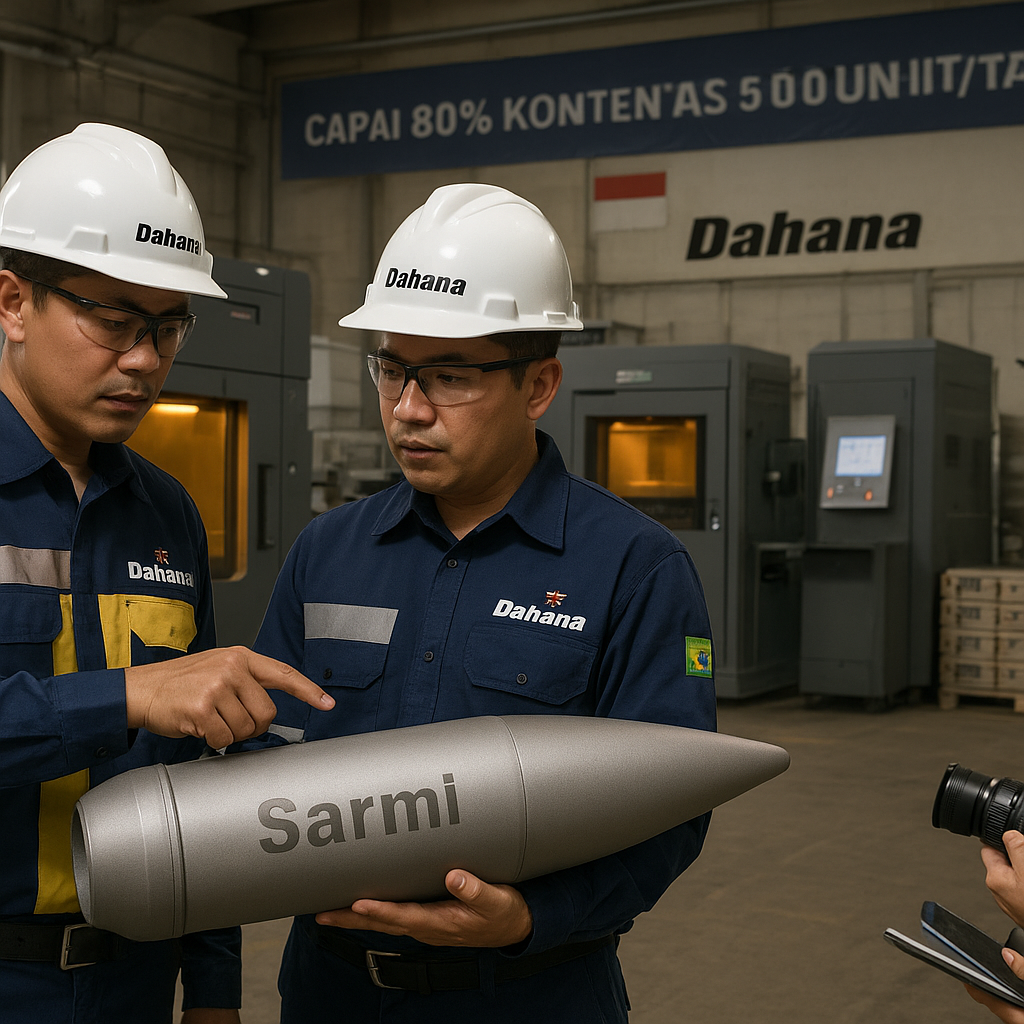 Peningkatan Kapasitas Produksi Rudal 'Sarmi' oleh PT. Dahana: Achieve 80% Local Content dengan Additive Manufacturing