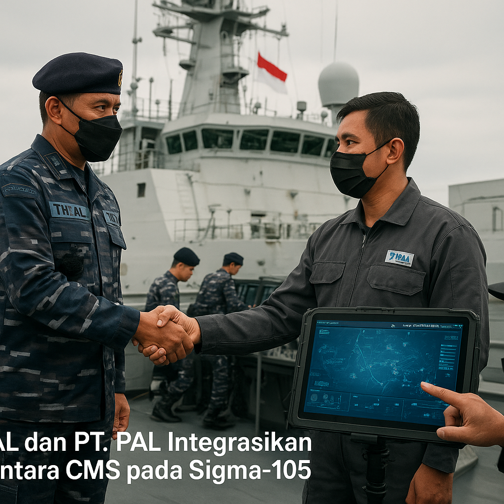 TNI AL dan PT. PAL Integrasikan Combat Management System 'Nusantara CMS' pada Kapal Perang Sigma-105
