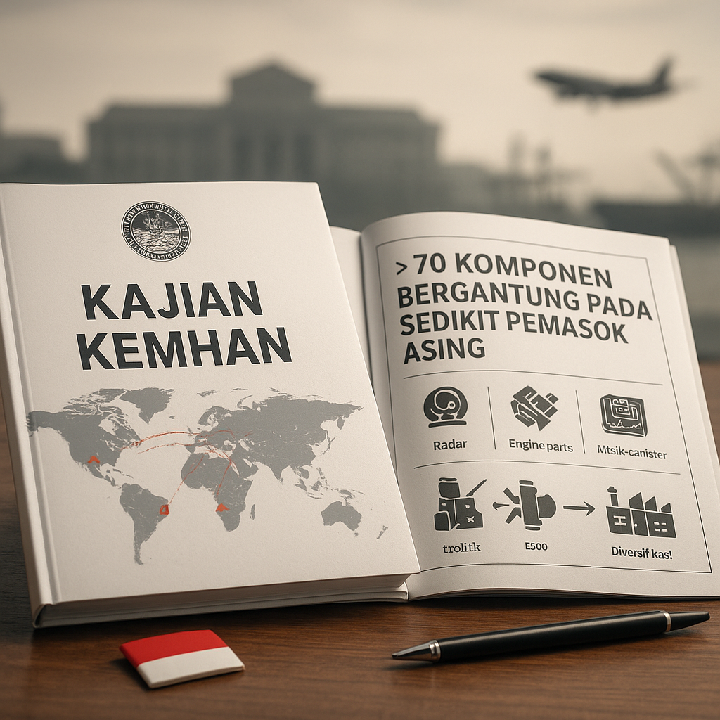 Kajian Kemhan: Kerangka Supply Chain Alutsista Nasional Perlu Diversifikasi untuk Mitigasi Risiko Geopolitik
