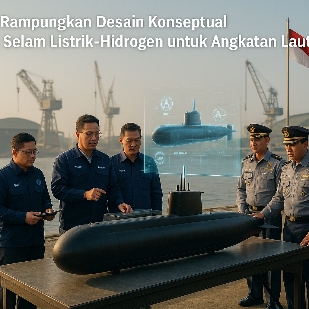 BPPT Rampungkan Desain Konseptual Kapal Selam Listrik-Hidrogen untuk Angkatan Laut