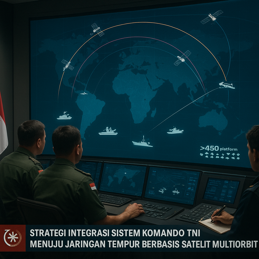 Strategi Integrasi Sistem Komando TNI Menuju Jaringan Tempur Berbasis Satelis Multiorbit