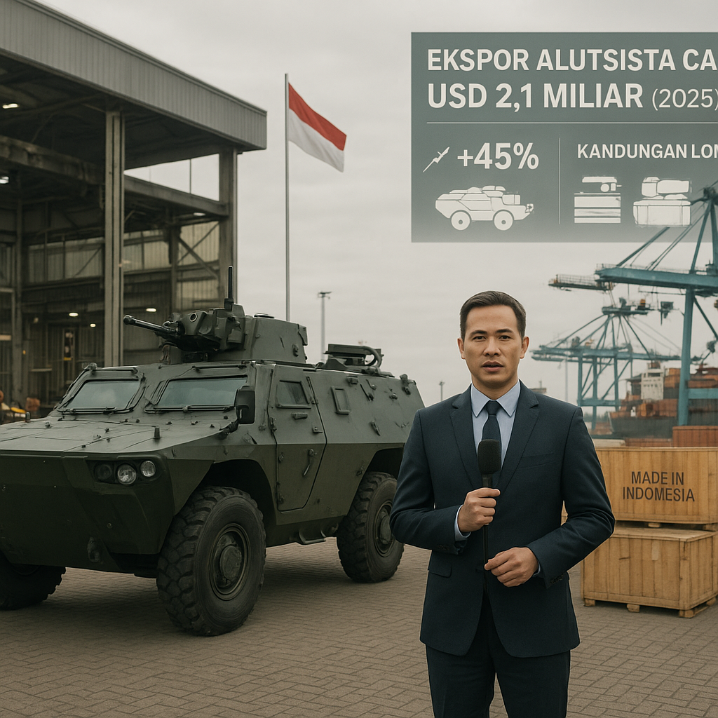 Laporan Intelijen Pasar: Tren Ekspor Alutsista Indonesia Mencapai Rekor USD 2,1 Miliar pada 2025