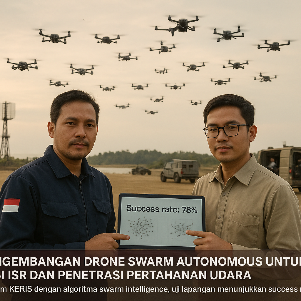 Pengembangan Drone Swarm Autonomous untuk Misi ISR dan Penetrasi Pertahanan Udara