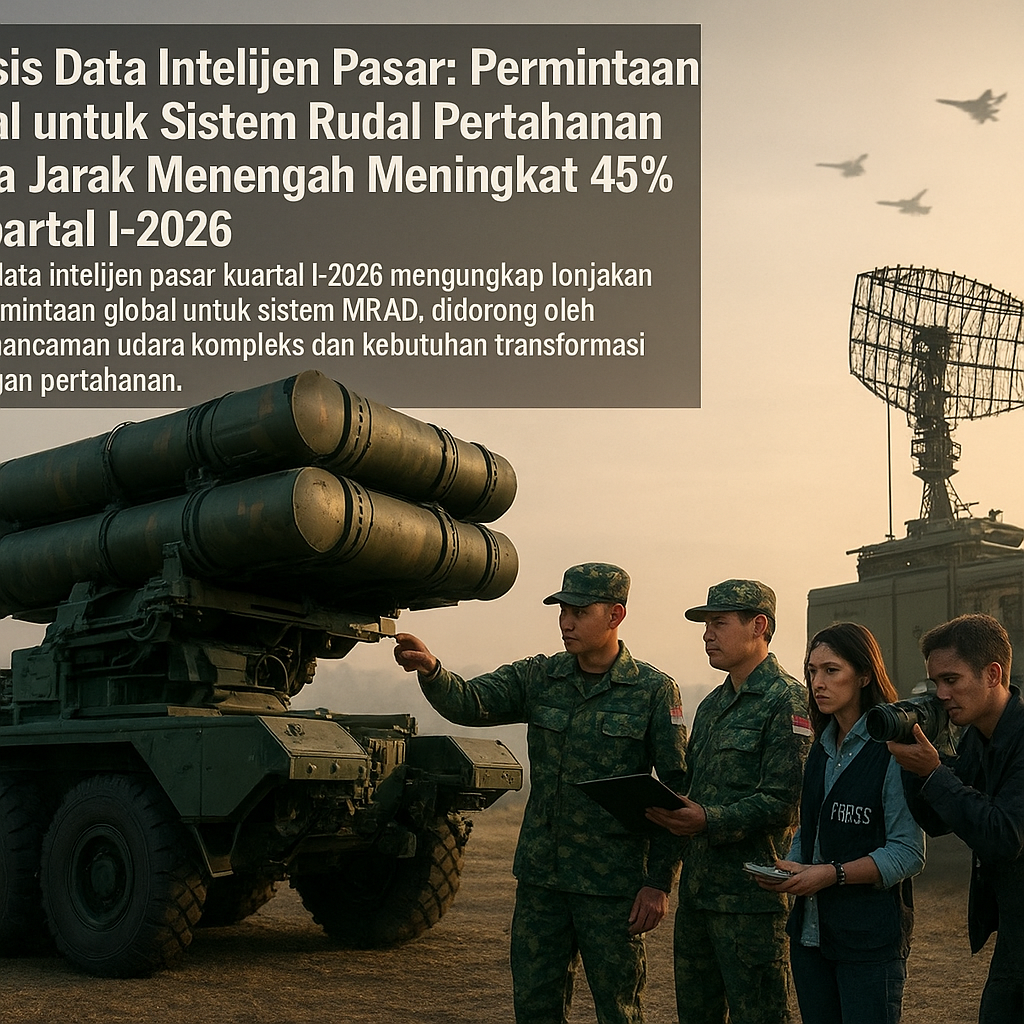 Analisis Data Intelijen Pasar: Permintaan Global untuk Sistem Rudal Pertahanan Udara Jarak Menengah Meningkat 45% di Kuartal I-2026