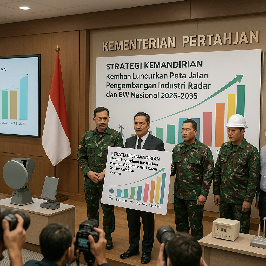 Strategi Kemandirian: Kemhan Luncurkan Peta Jalan Pengembangan Industri Radar dan EW Nasional 2026-2035