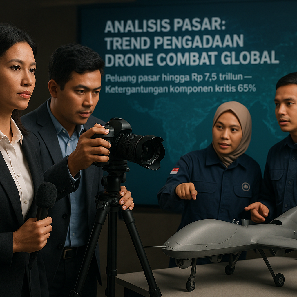 Analisis Pasar: Trend Pengadaan Drone Combat Global dan Dampaknya pada Industri Pertahanan Indonesia