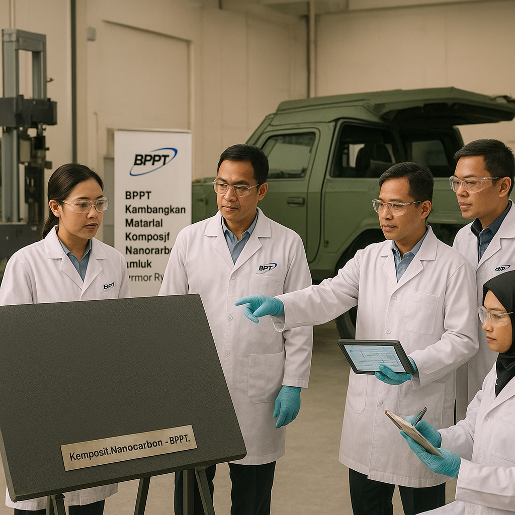 BPPT Kembangkan Material Komposit Nanocarbon untuk Aplikasi Armor Ringan Kendaraan Tempur
