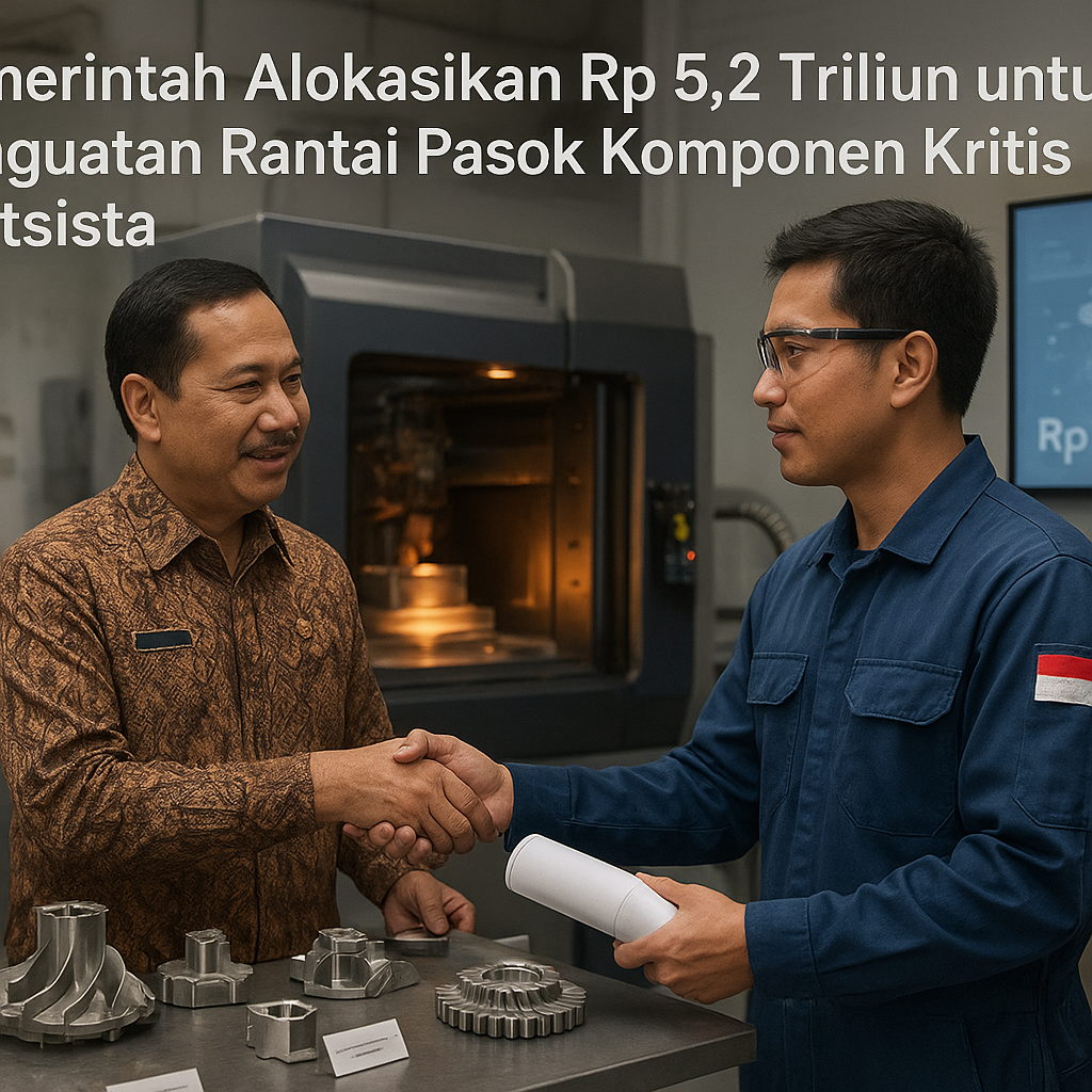 Pemerintah Alokasikan Rp 5,2 Triliun untuk Penguatan Rantai Pasok Komponen Kritis Alutsista
